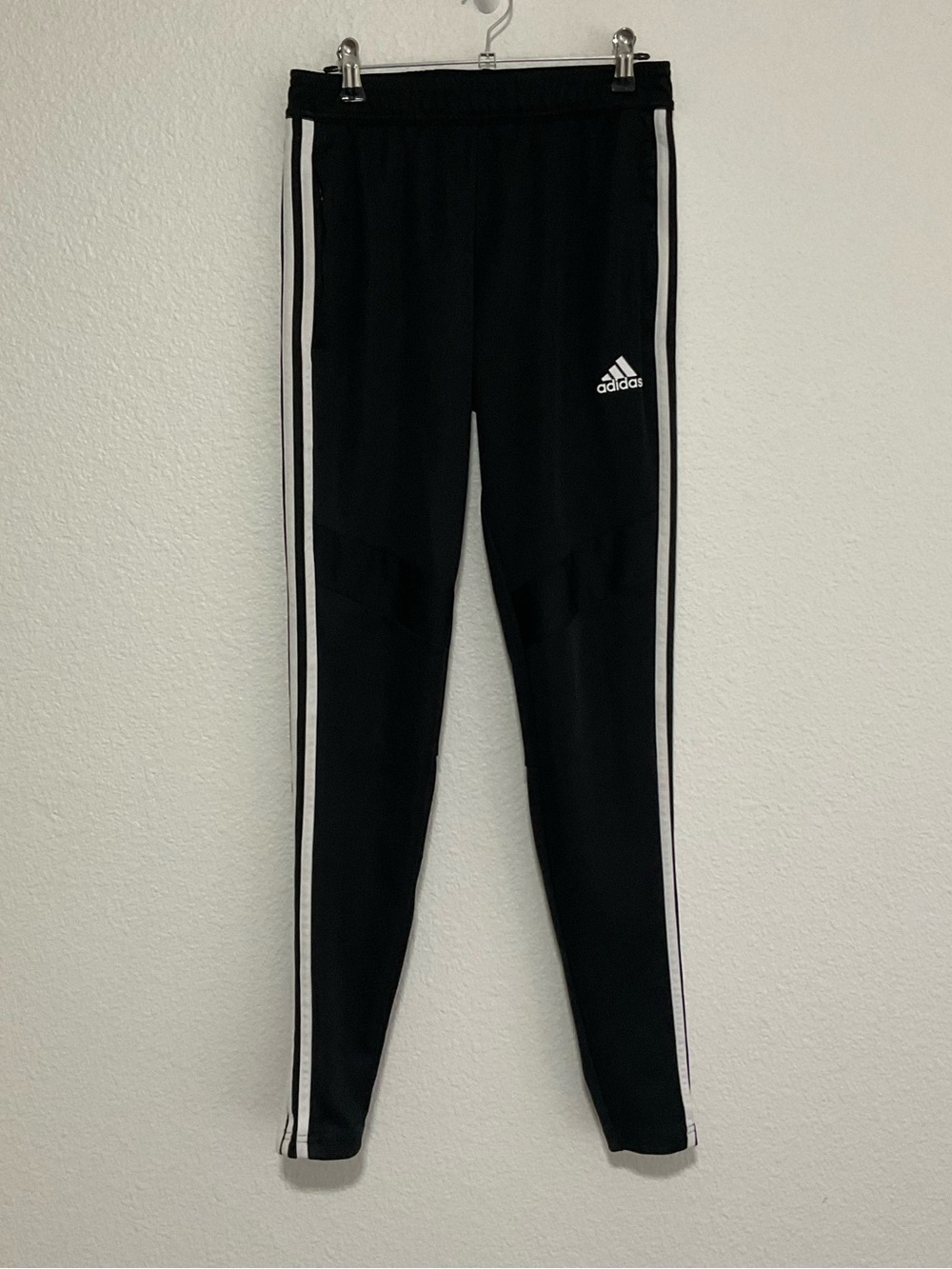 Adidas Climacool Jogger Pants Womens Sz XS Black Athleisure Activewear Zipper